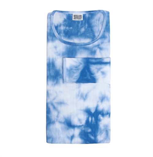 NØRGAARD PAA STRØGET 101 LS TEE ONE SIZE TIE DYE BLÅ/HVID